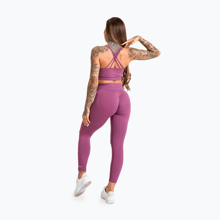 Női edzés leggings Gym Glamour Push Up 2.0 merry berry 3