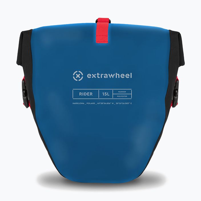 Csomagtartók Extrawheel Rider 2 x 15 l blue/black 3