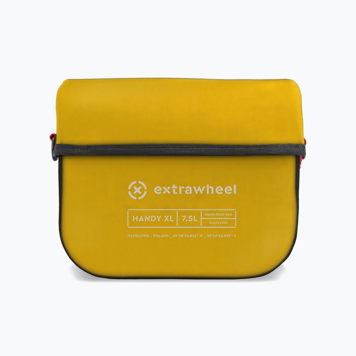 Kormánytáska Extrawheel Handy XL 7.5L fekete/sárga E0153 2