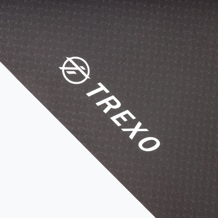 TREXO jógaszőnyeg TPE 6 mm fekete YM-T01C 3