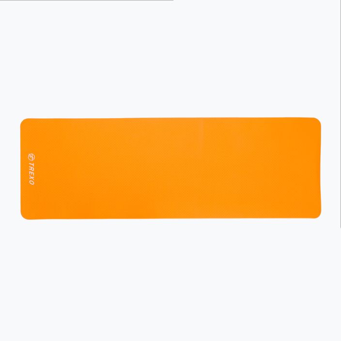TREXO jógaszőnyeg TPE 6 mm narancssárga YM-T01P 2
