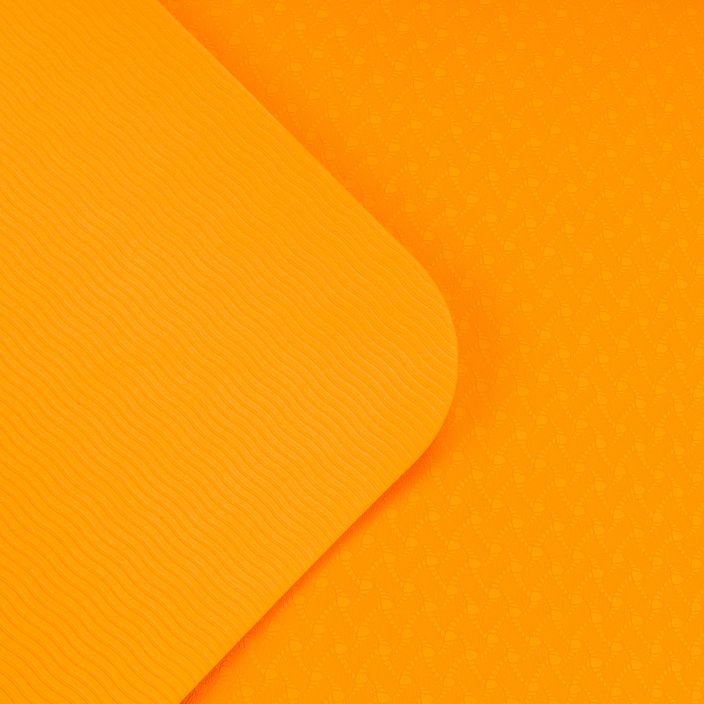 TREXO jógaszőnyeg TPE 6 mm narancssárga YM-T01P 4