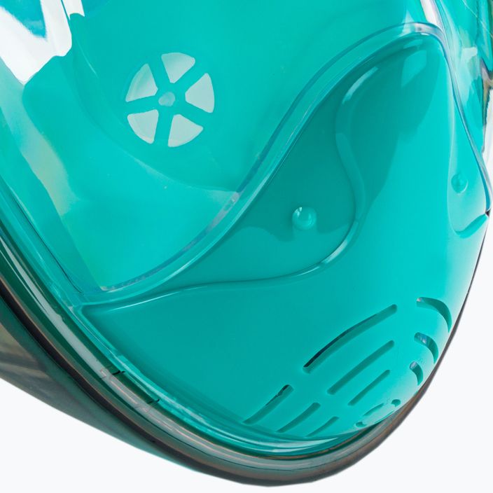 AQUASTIC kék teljes arcú snorkeling maszk SMA-01SN 5