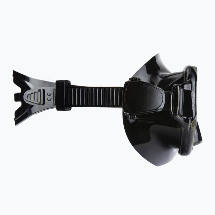 AQUASTIC fekete snorkeling szett Maszk + Pipa MSA-01C 4