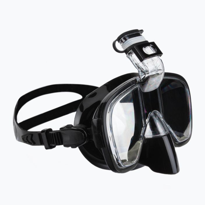 AQUASTIC fekete snorkeling szett Maszk + Pipa SMFK-01SC 10