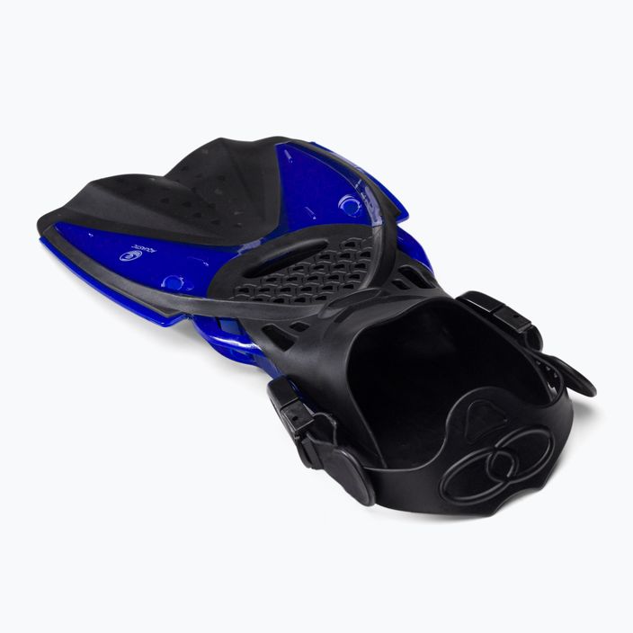 AQUASTIC kék snorkeling szett Fullface Maszk + Uszony SMFA-01SN 5