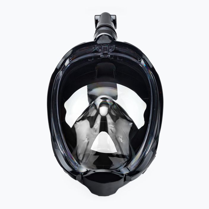 AQUASTIC fekete snorkeling szett Fullface Maszk + Uszony SMFA-01SC 11