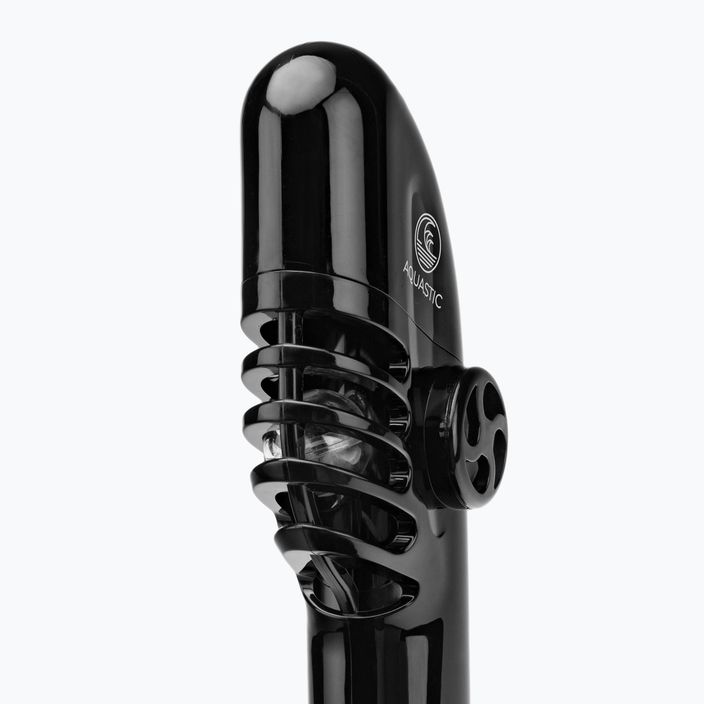 AQUASTIC fekete snorkeling szett Fullface Maszk + Uszony SMFA-01SC 14
