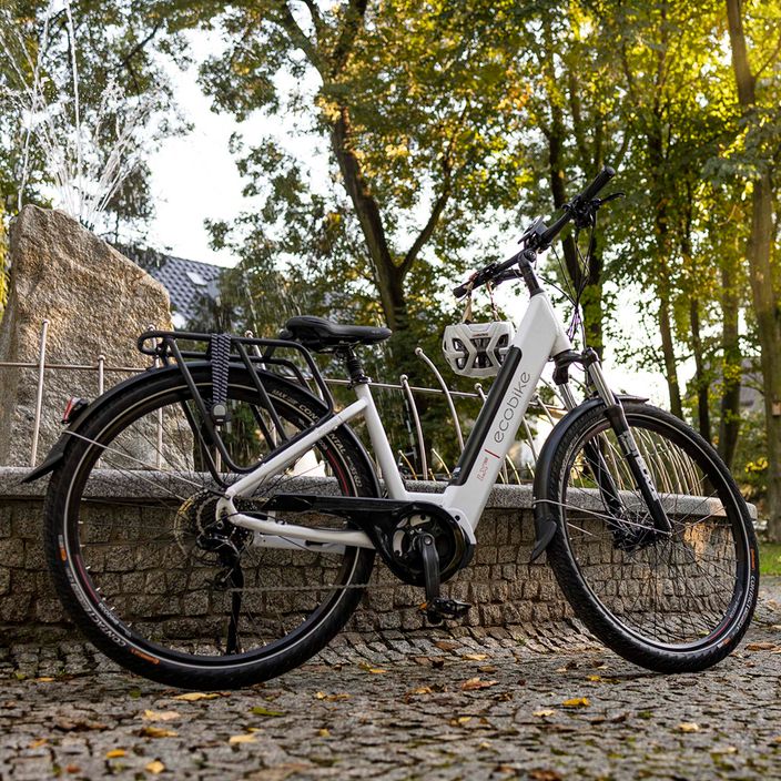 Ecobike LX300 Greenway elektromos kerékpár fehér 1010306 19