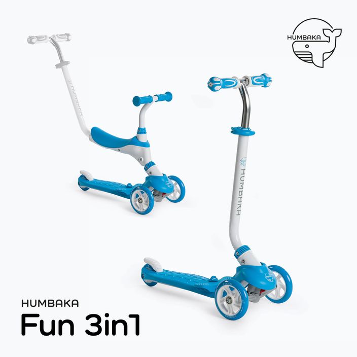 HUMBAKA Fun 3in1 kék gyerek roller KS002 4