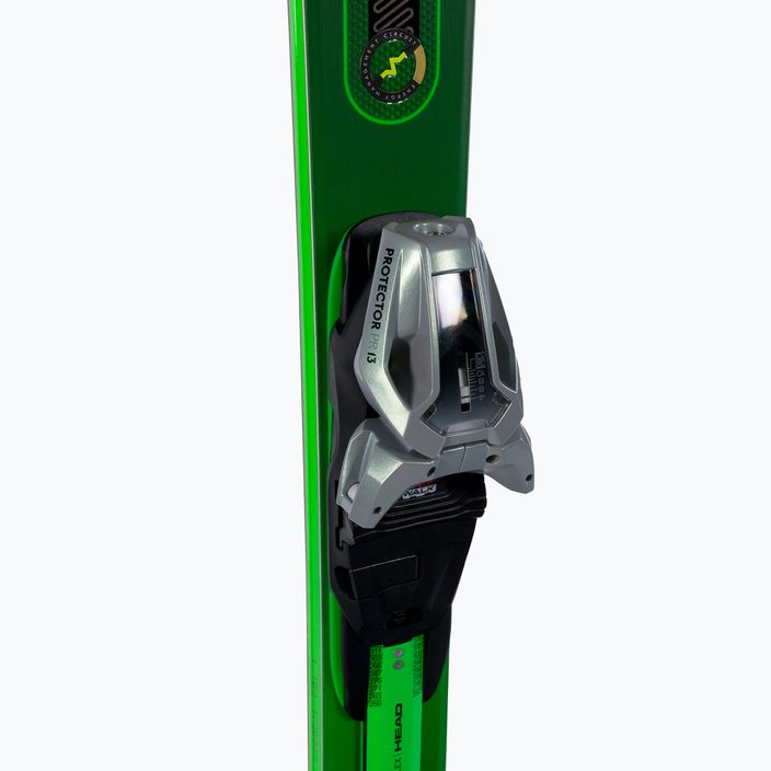HEAD Supershape e-Magnum SW SF-PR+Protector PR 13 zöld 313301/100880 downhill sílécek 6