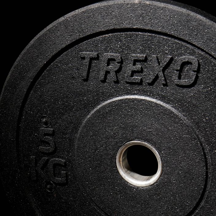 TREXO fekete bumper olimpiai súlytárcsa 5 kg TRX-BMP005 5