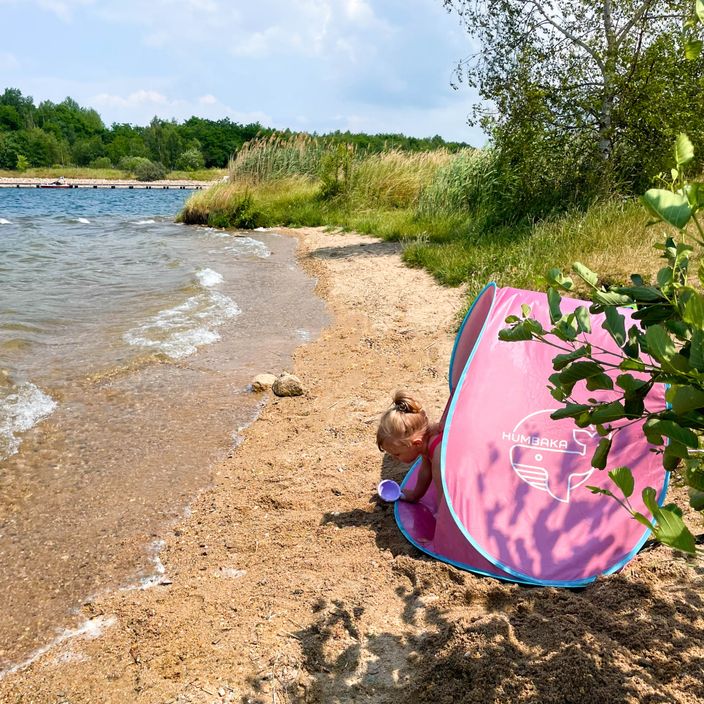 Strand sátor medencével HUMBAKA BTK01 rózsaszínű 9