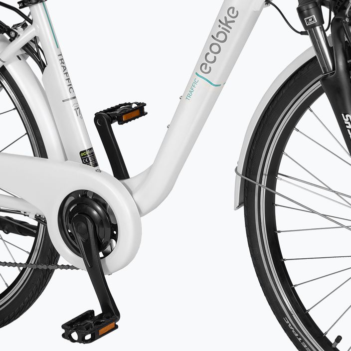 EcoBike Traffic/14.5 Ah Smart BMS elektromos kerékpár fehér 1010105(2023) 12