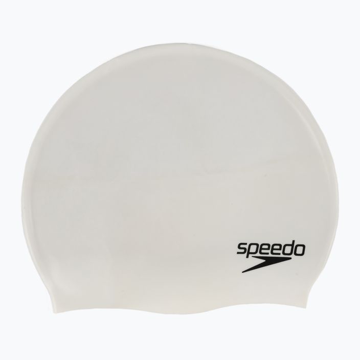 Speedo Plain Flat Silicone gyermek úszósapka fehér 8-709931959