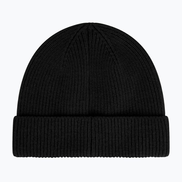 WOOLCANO Merino téli sapka HAT0440 fekete 2