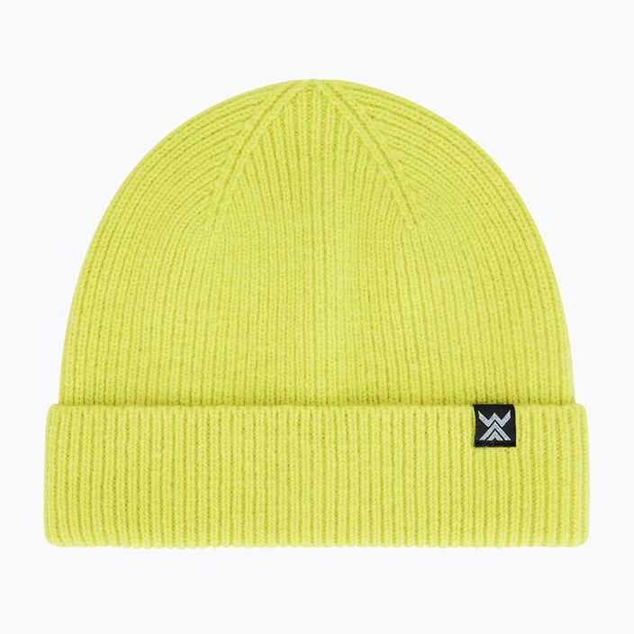 WOOLCANO Merino téli sapka HAT0440 sárga