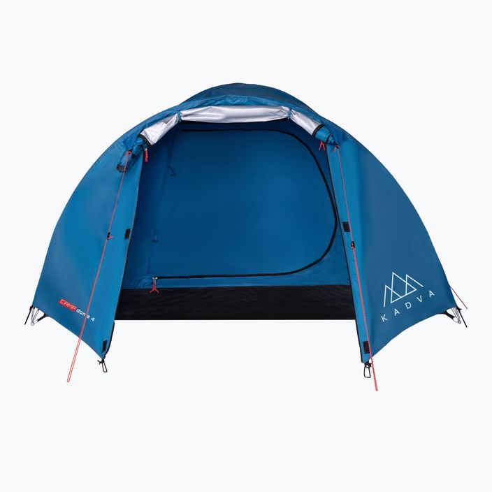 KADVA CAMPdome 4 személyes kemping sátor kék 6