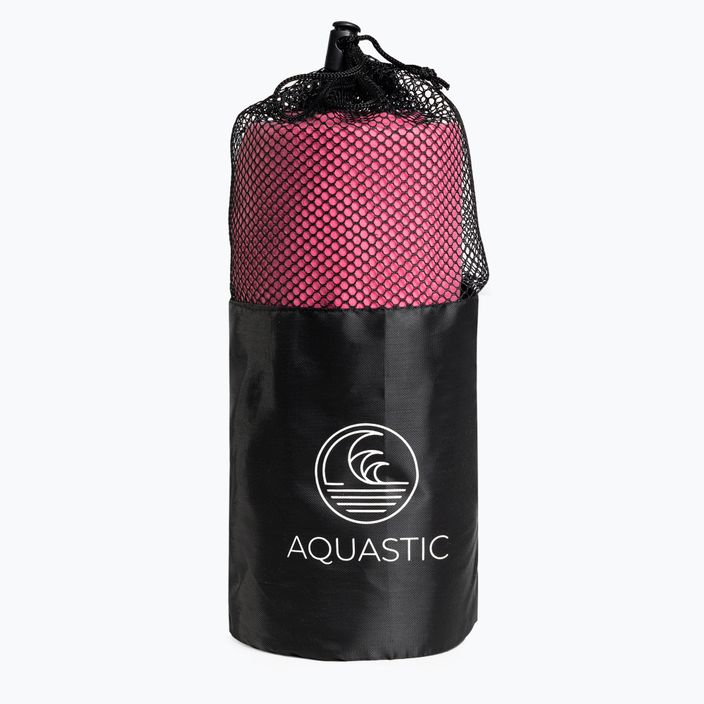 AQUASTIC Havlu XL gyorsan száradó törölköző rózsaszínű 6