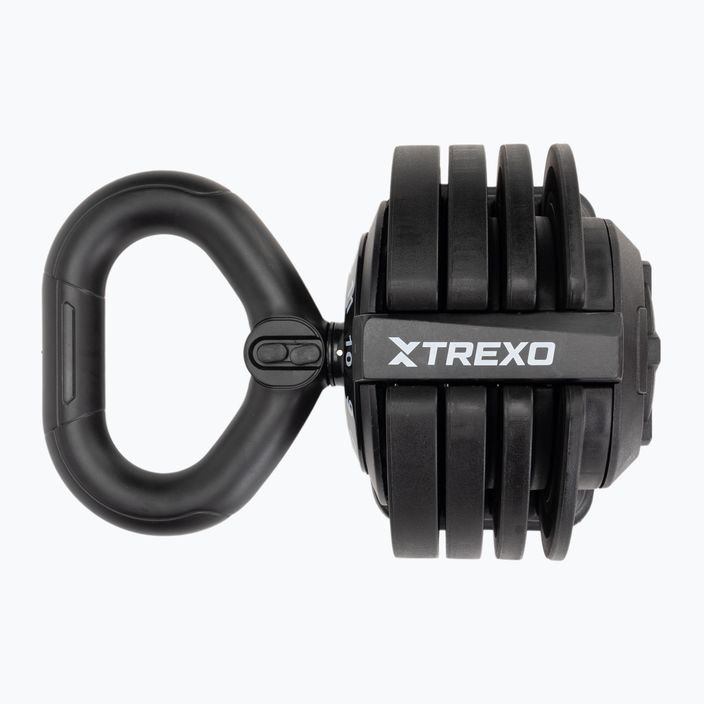 TREXO TXO-B4W004 12kg-os állítható súlyzó fekete 3