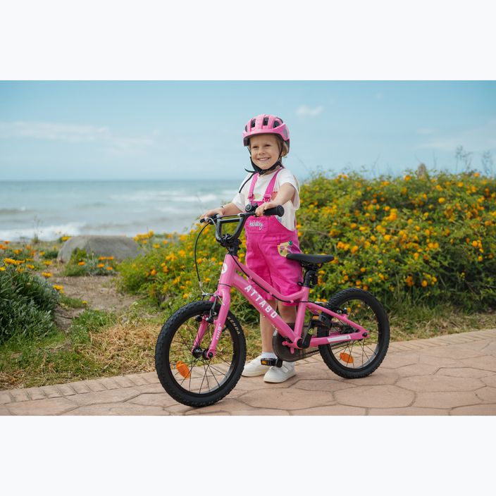 ATTABO EASE 16" gyermek kerékpár, rózsaszín 16