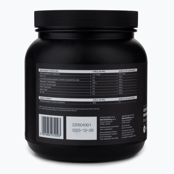 Raw Nutrition kratin monohidrát 500g MONO-59016 2