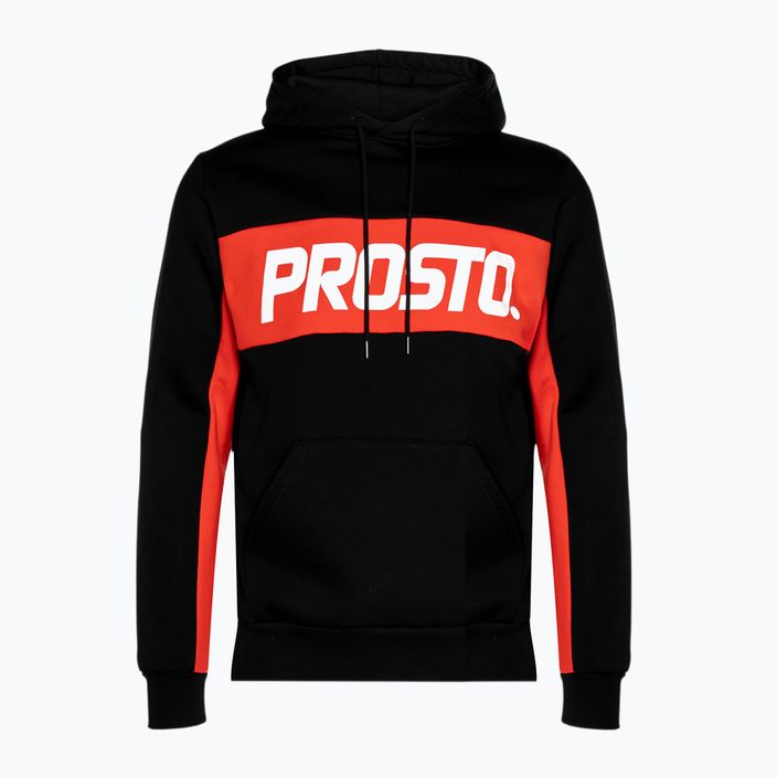 Férfi melegítőfelső PROSTO Hoodie Quazz black