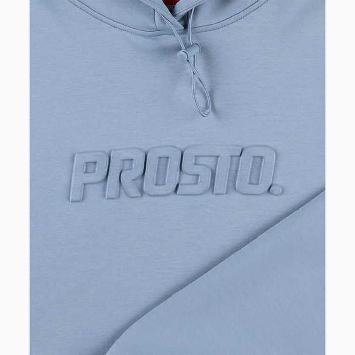 PROSTO Interlock Hoodie Logy blue férfi pulóver 3