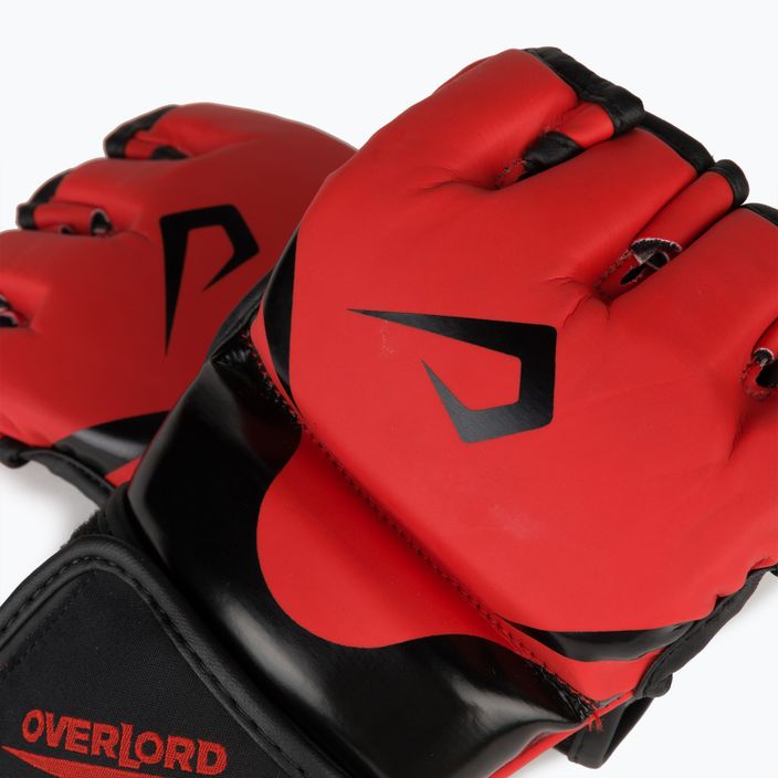 Overlord X-MMA grappling kesztyű piros 101001-R/S 5