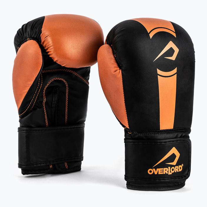 Overlord Boxer kesztyű fekete és narancssárga 100003 6