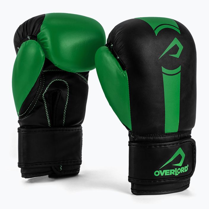 Overlord Boxer kesztyű fekete-zöld 100003-GR 6