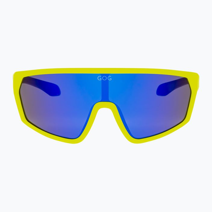 GOG gyermek napszemüveg Flint matt neonsárga/fekete/polikromatikus kék 3