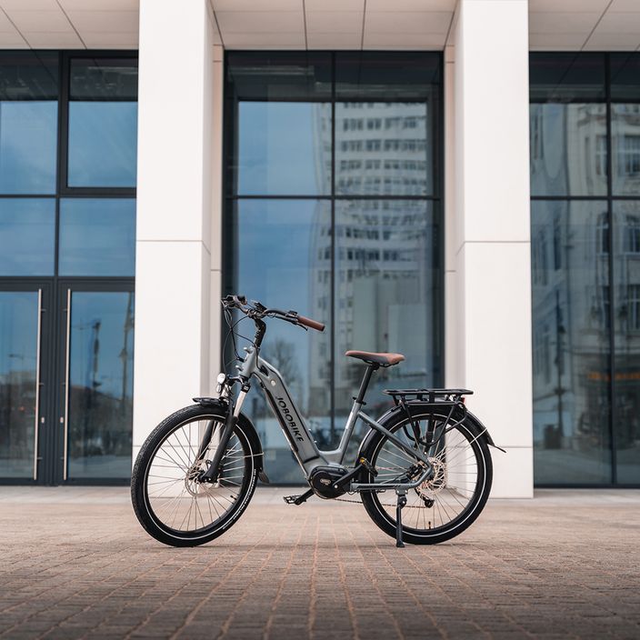 JOBOBIKE Lyon 36V 14Ah 504Wh férfi elektromos kerékpár, szürke 2