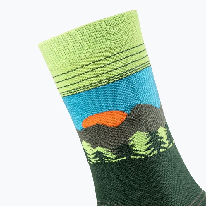Alpinus Lavaredo zöld trekking zokni 2