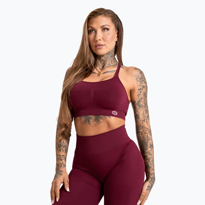 Gym Glamour Push Up 2.0 merlot edzőmelltartó