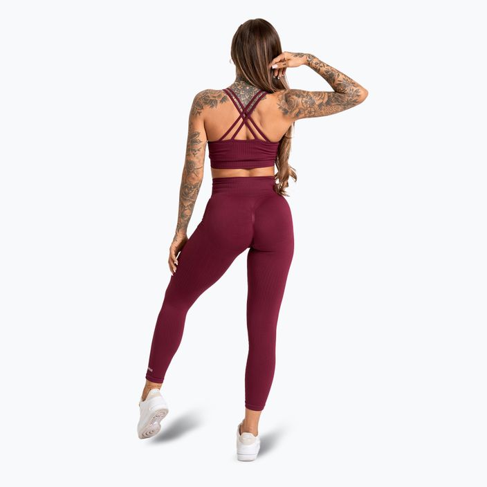 Gym Glamour Push Up 2.0 merlot edzőmelltartó 5