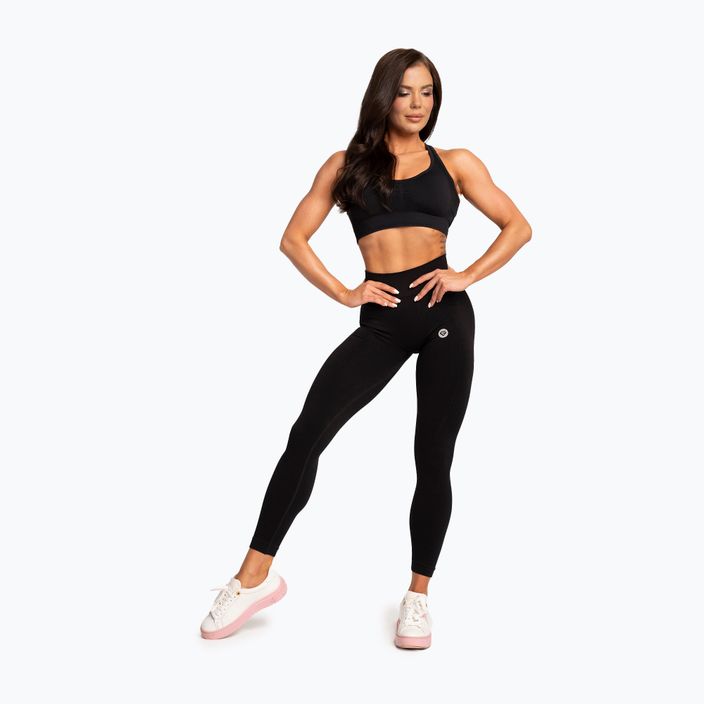 Női leggings Gym Glamour Basic Scrunch fekete 4
