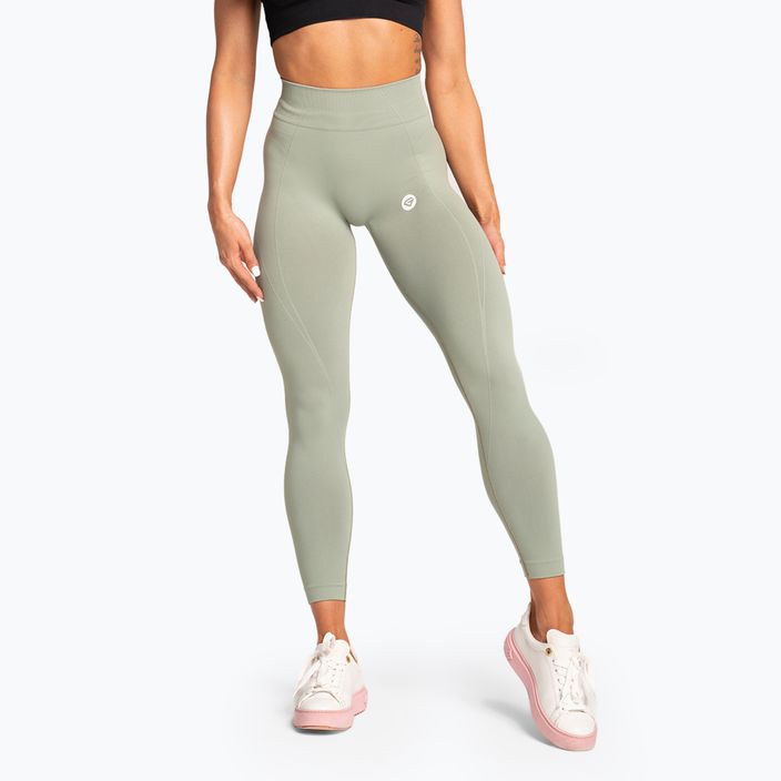 Női leggings Gym Glamour Basic Scrunch zöld