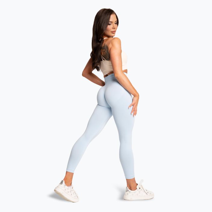 Női leggings Gym Glamour Basic Scrunch kék 3