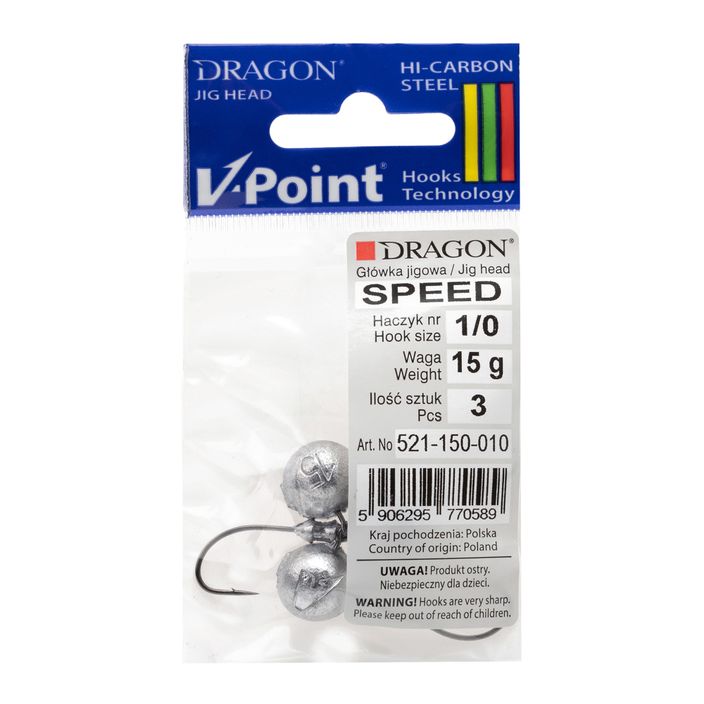 Dragon V-Point Speed 15g 3db jigfej fekete PDF-521-150-010 2