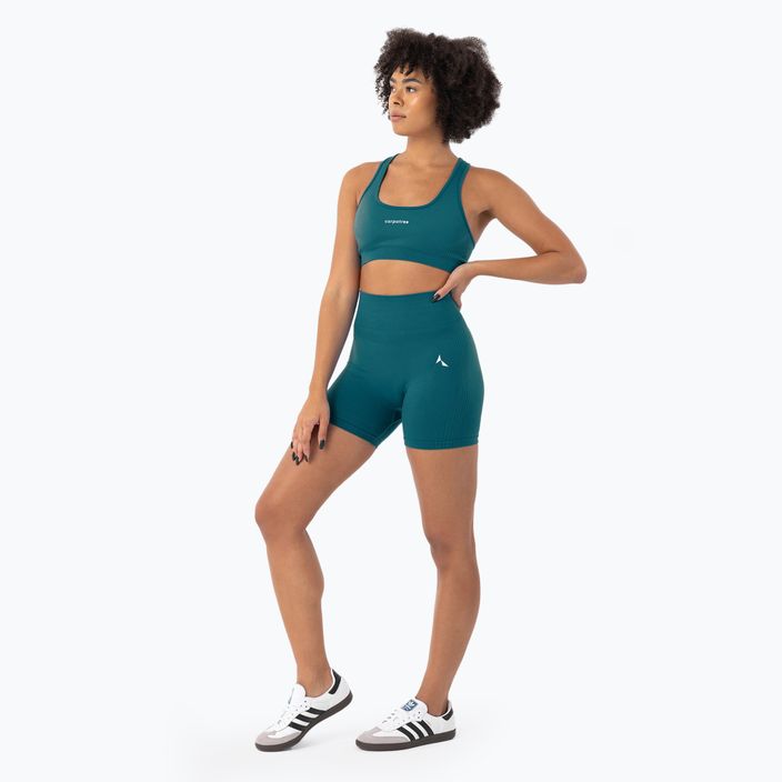 Carpatree Blaze Seamless mély óceánkék fitness melltartó 5