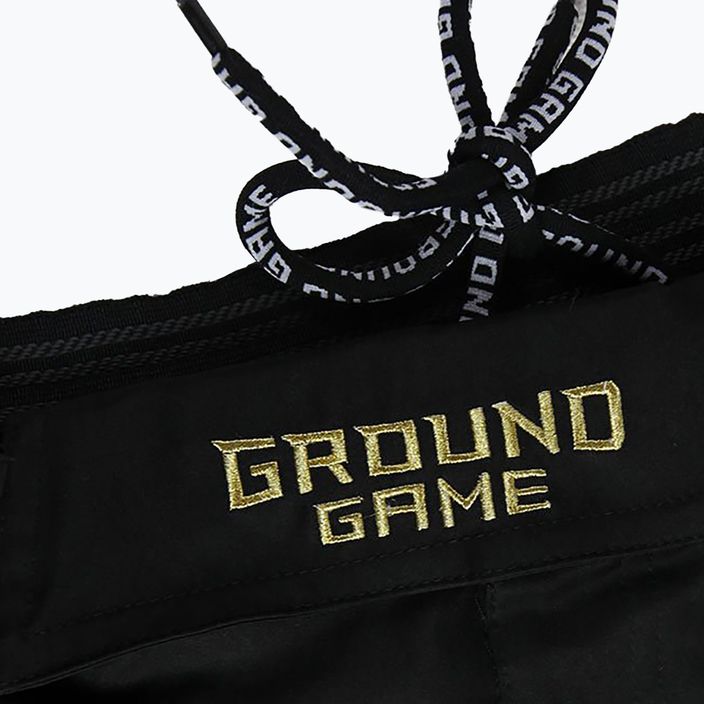 Férfi Ground Game MMA Athletic Gold rövidnadrág fekete MMASHOATHGOLD 4