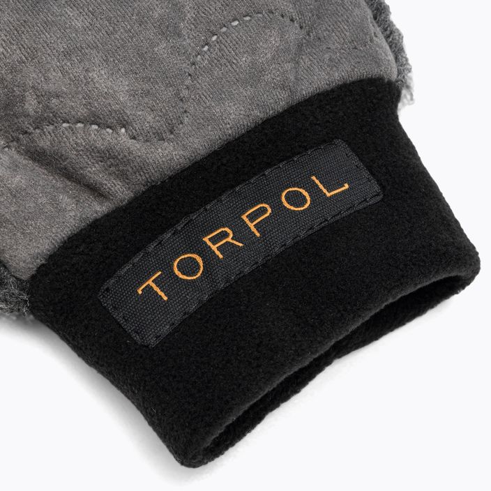 Lóápoló kesztyű TORPOL szürke 390-005 3