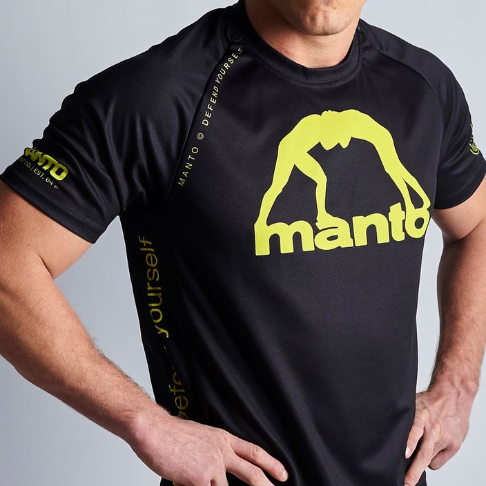 MANTO Alpha férfi tréning póló fekete MNR496_BLK_2S 9