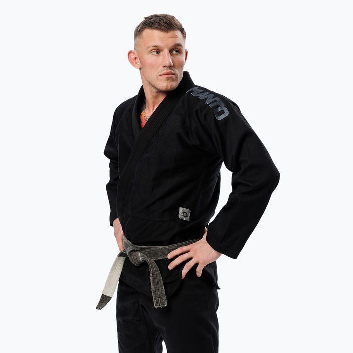 GI férfi brazil jiu-jitsu MANTO X5 BJJ Blackout fekete 2