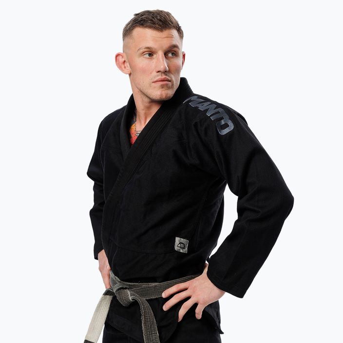 GI férfi brazil jiu-jitsu MANTO X5 BJJ Blackout fekete 3