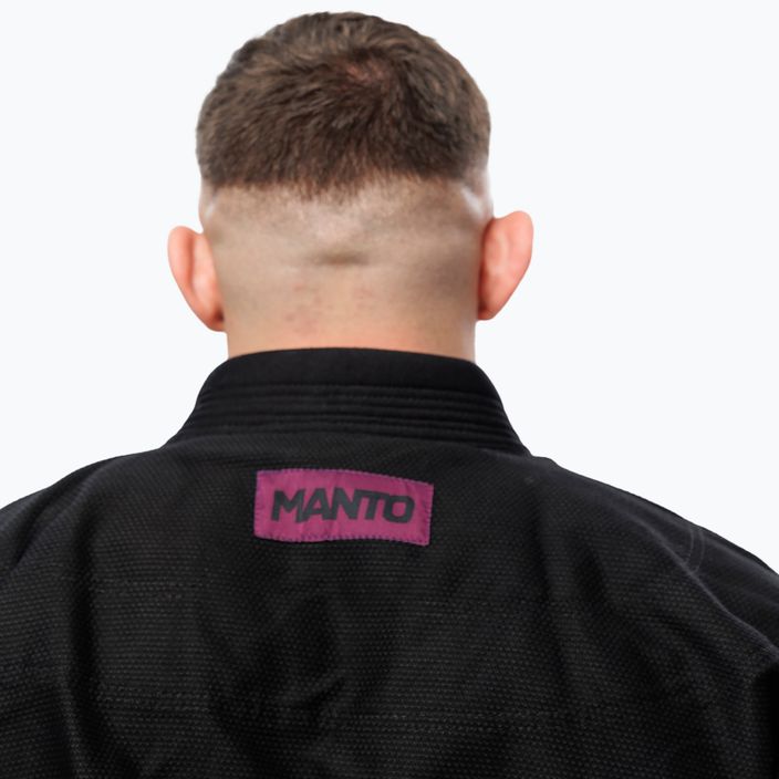 GI brazil jiu-jitsu MANTO X5 BJJ fekete/lila 7