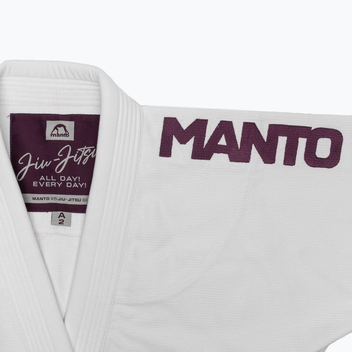 GI brazil jiu-jitsu MANTO X5 fehér 11