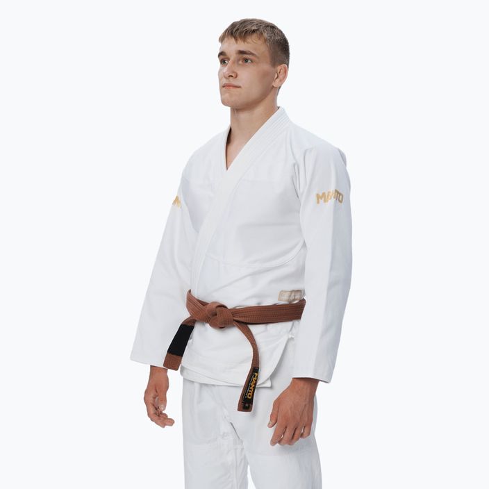 GI brazil jiu-jitsu MANTO Rise 2.0 fehér 2