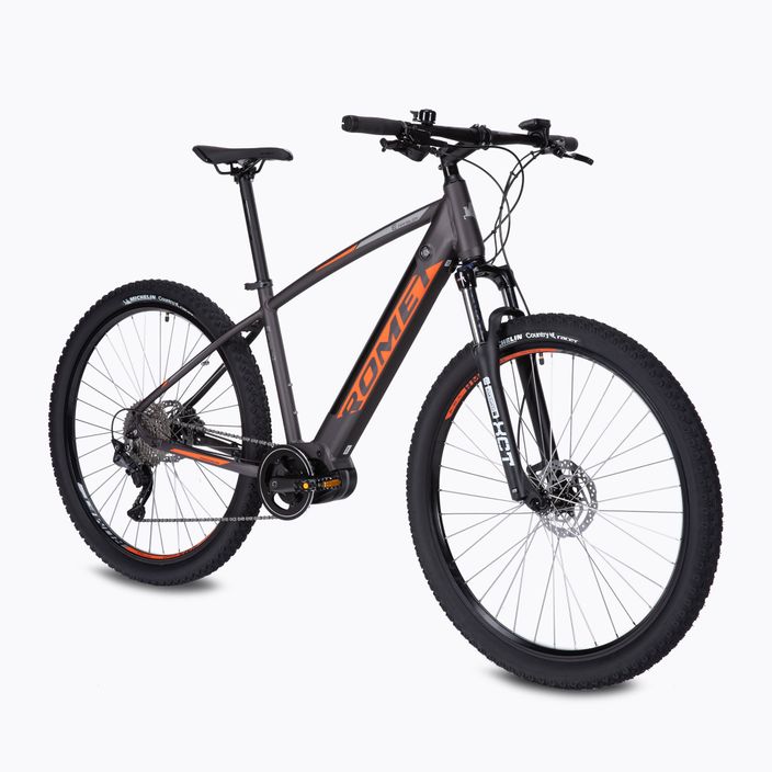 Romet e-Rambler E9.0 elektromos kerékpár szürke-narancs 2229701 2